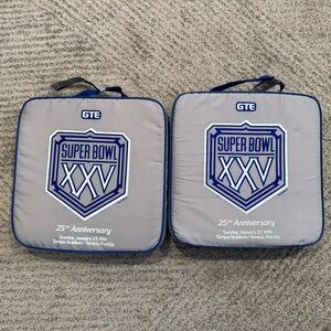 Super Bowl XXV 25th Anniversary Cushions